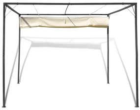 Gazebo para jardim com toldo retrátil