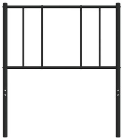 Cabeceira de cama 90 cm metal preto