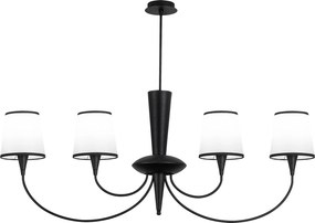 Candeeiro de Teto Pardo – Preto – 118 x 20 x 83 cm