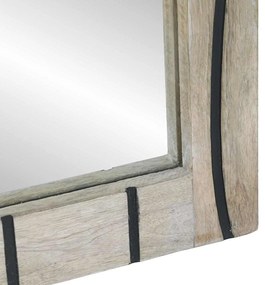 Espelho de banheiro com espelho Marrom, prata 50 x 2.5 x 70 cm