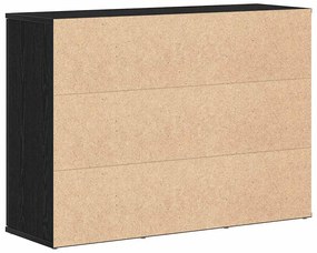 Aparador 91x29,5x65 cm derivados de madeira carvalho preto