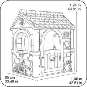 Casa de brincar para crianças Feber 85 x 124 x 108 cm