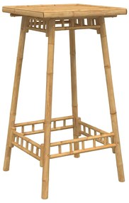 Conjunto de bar exterior de 3 peças em bambu dobrável