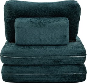 POLTRONA/CAMA FASTER TEAL 80X100X80 CM (COMPRIMIDA - TAMANHO DA CAMA 204X80X18 CM) AZUL