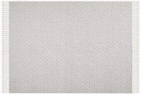 Manta em algodão taupe 125 x 150 cm MITYAL Beliani