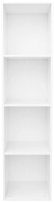 Estante/móvel de TV 36x30x143 cm derivados de madeira branco