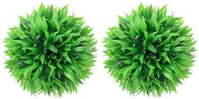 Bolas de buxos artificiais 2 pcs 20 cm