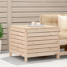 vidaXL Apoio de pés p/ jardim 62x63,5x53,5 cm madeira de pinho maciça