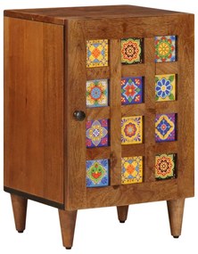 vidaXL Armário de Banheiro com armazenamento Nogueira 38 x 33 x 58 cm