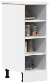 vidaXL Armário inferior “Riga” branco 30x44,5x81,5cm