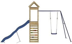 Conjunto de brincar para exterior madeira de pinho impregnada