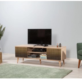 Móvel TV Truva – Carvalho Sonoma – 140 cm x 50 cm x 40 cm