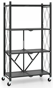 Cabideiro de parede para entrada com 6 ganchos e prateleira de exposição - Natural