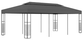 vidaXL Gazebo/tenda 3x6 m antracite
