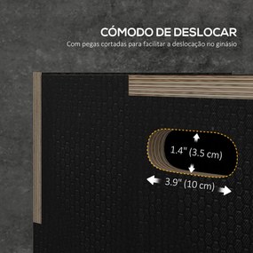 SPORTNOW Caixa Pliométrica com 3 Alturas Diferentes Caixa de Saltos pa