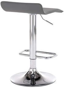 Conjunto de 2 bancos de bar Dyn 38 x 65-85 x 41 cm Cinzento