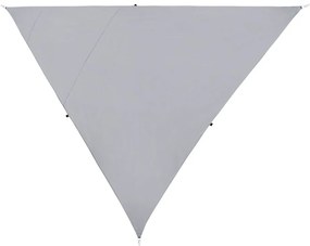 Vela de sombra triangular cinzenta 300 x 300 x 300 cm LUKKA Beliani