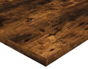 Prateleiras de parede 4pcs derivados de madeira carvalho fumado