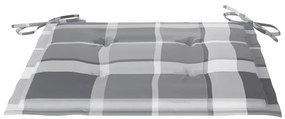 Cadeiras de jardim dobráveis c/ almofadões 6 pcs acácia maciça
