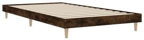 Estrutura cama s/ colchão derivados de madeira carvalho fumado
