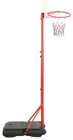 Conjunto portátil de basquetebol ajustável 200-236 cm