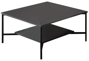 Mesa de Centro Black Line – Antracite – 80x80x40 cm