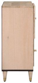 Móvel de apoio 80x33x75 cm madeira de mangueira maciça