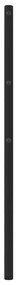 Cabeceira de cama 107 cm metal preto