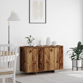 vidaXL Aparador Castanho Madeira velha Madeira 120 x 41 x 75 cm Aparador