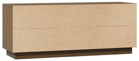 Móvel de TV 110,5x35x44 cm madeira de pinho maciça castanho mel