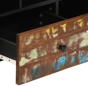 Móvel de TV 100x33x46 cm acácia maciça/derivados madeira