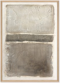 Tela emoldurada pintada à mão Art Structure I