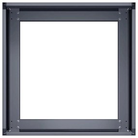 Vaso/floreira 40x40x30 cm aço antracite