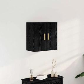 vidaXL Armário de Parede Carvalho preto 60 x 30 x 60 cm
