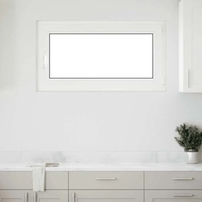 vidaXL Janela de porão "RISOR" 110x70 cm oscilobatente DIN direita branca