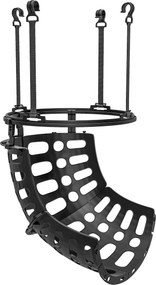 SPORTNOW Retorno da bola de basquetebol sistema de retorno da bola rotação a 360° 35,6 x 35,6 x 75,5 cm preto | Aosom Portugal