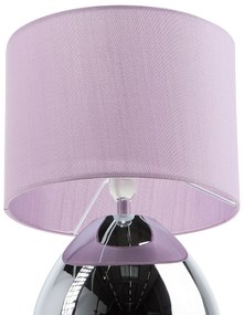 Candeeiro de mesa 33 cm violeta RONAVA Beliani