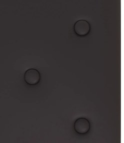 Painel de parede 12 pcs 90x30 cm couro artificial 3,24 m² preto