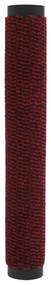 Tapete controlo pó retangular tufado 2 pcs 120x180 cm vermelho