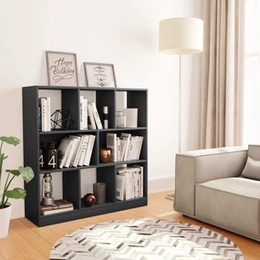 vidaXL Estante 97,5x29,5x100 cm contraplacado cinzento