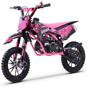 MINI MOTO Crianças MINICROSS gasolina 49cc Roan CRF 10/10" 3.5cv Rosa