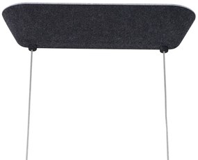 Candeeiro suspenso moderno preto com interior cinzento incluindo LED regulável em 3 níveis - Dani