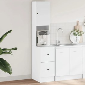 vidaXL Armário de cozinha 35x50x180 cm derivados de madeira branco