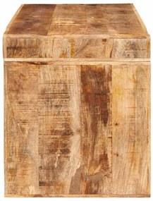 Mesas de canto 3 pcs Castanho Madeira de mangueira maciça