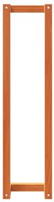 Toalheiro 23x18x90 cm pinho maciço castanho mel