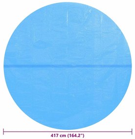 Cobertura para piscina 417 cm PE azul