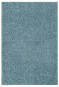 340350 vidaXL Tapete de pelo curto 200x290 cm azul