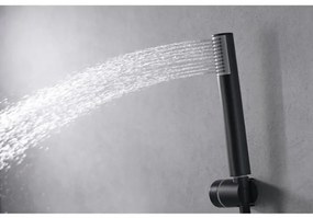 Torneira de parede mono comando para banheira preto mate Belice
