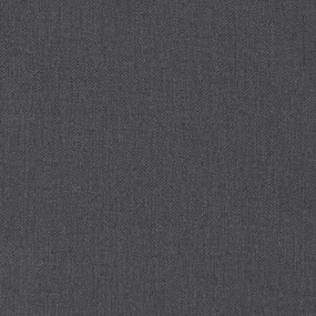 Almofadão p/ banco jardim 200x50x7cm mesclado tecido antracite