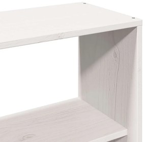Cama sem colchão 160x200 cm madeira de pinho maciça branco